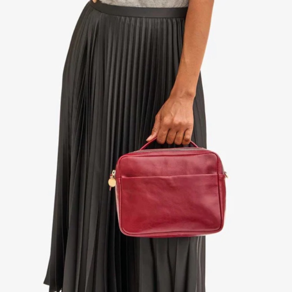 Clare V Oxblood mirabel